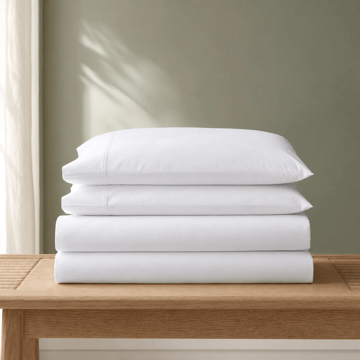 Crisp Percale Sheet Set