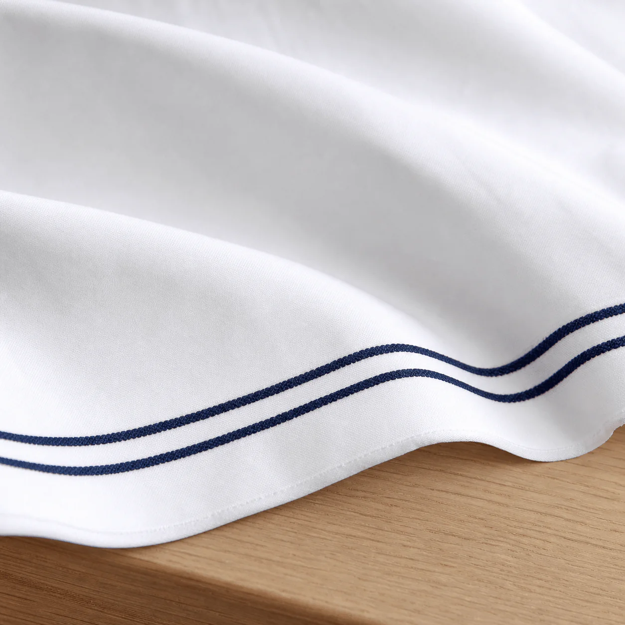 Hotel Stripe Sheet Set material detail