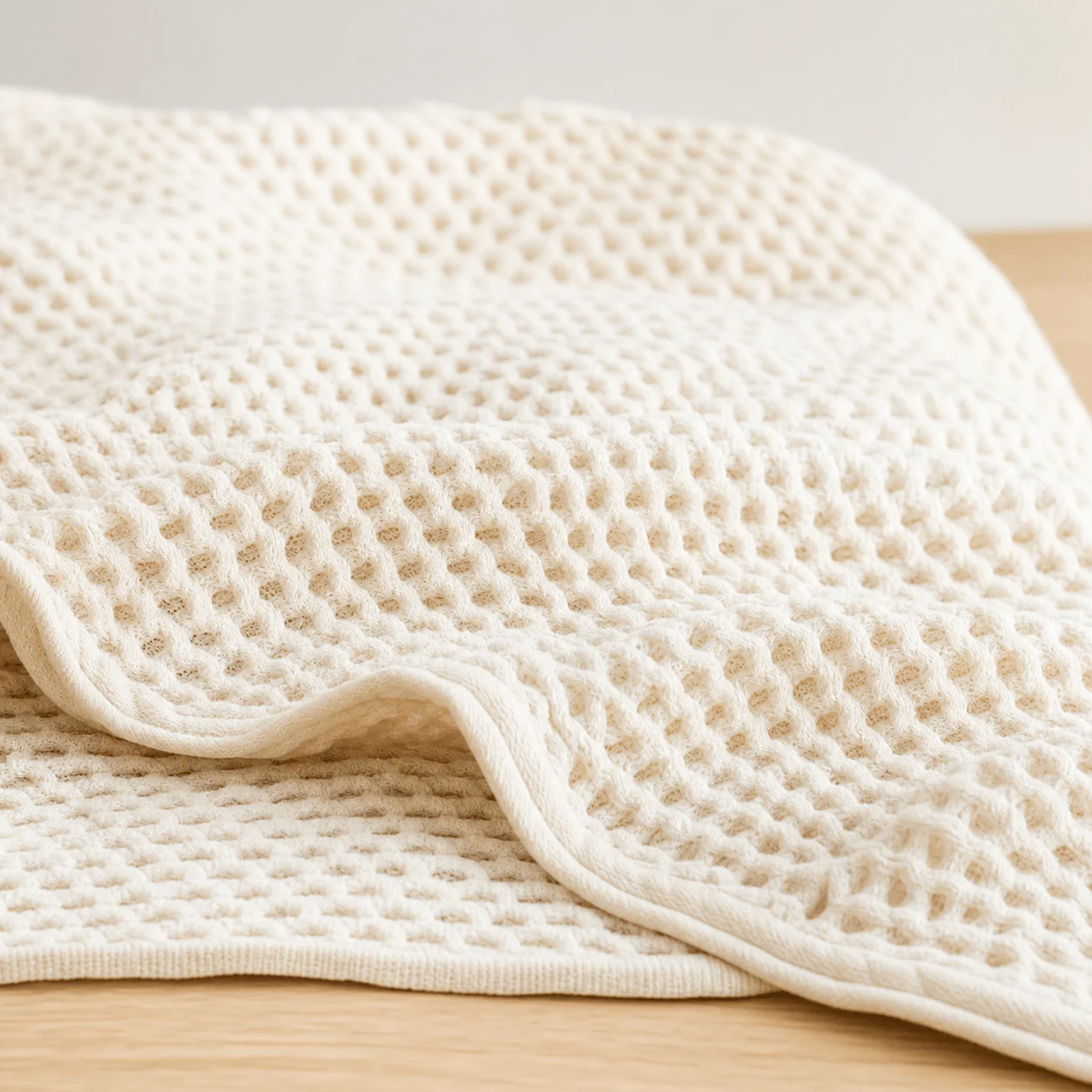 Organic Cotton Blanket material detail