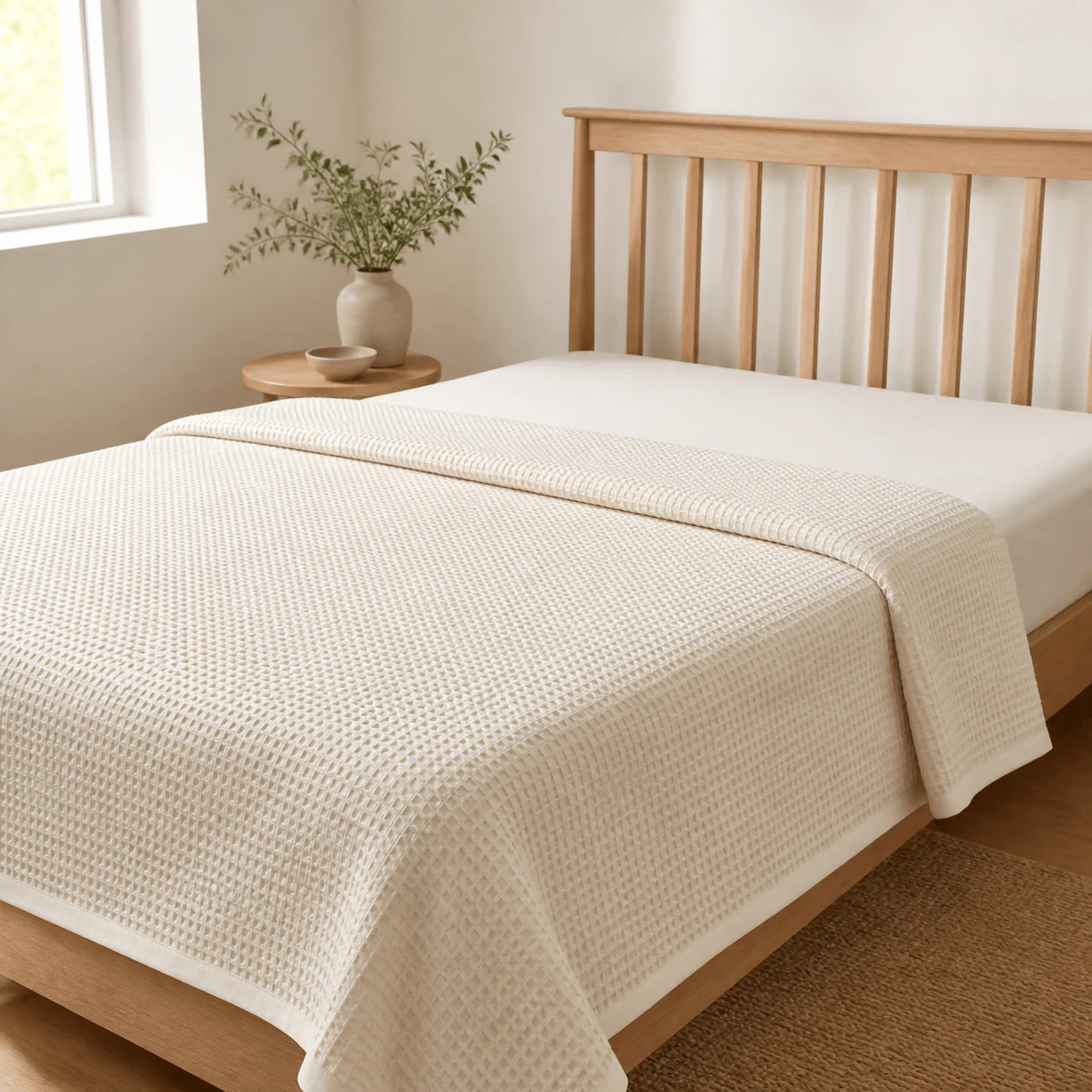 Organic Cotton Blanket lifestyle view