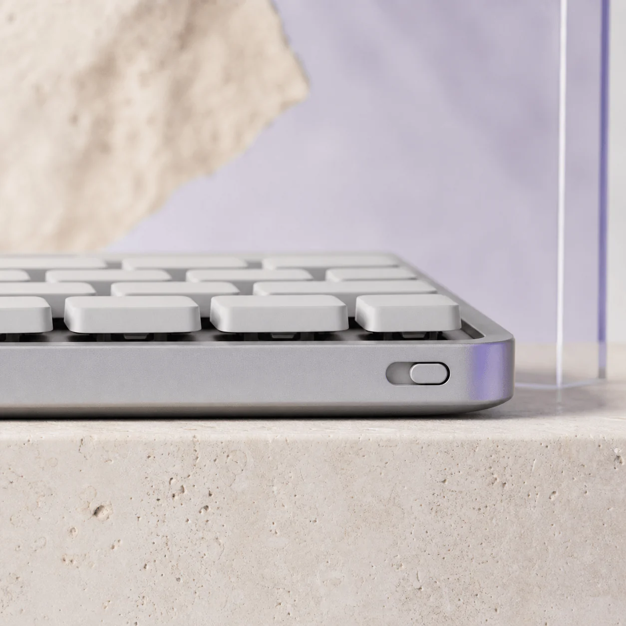 QuietType Keyboard construction view