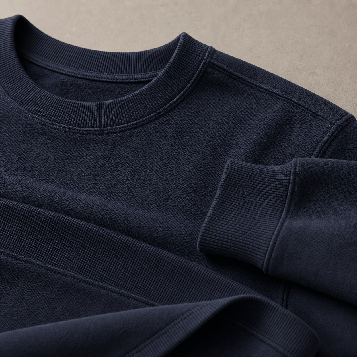 Weekend Crew Sweatshirt construction view