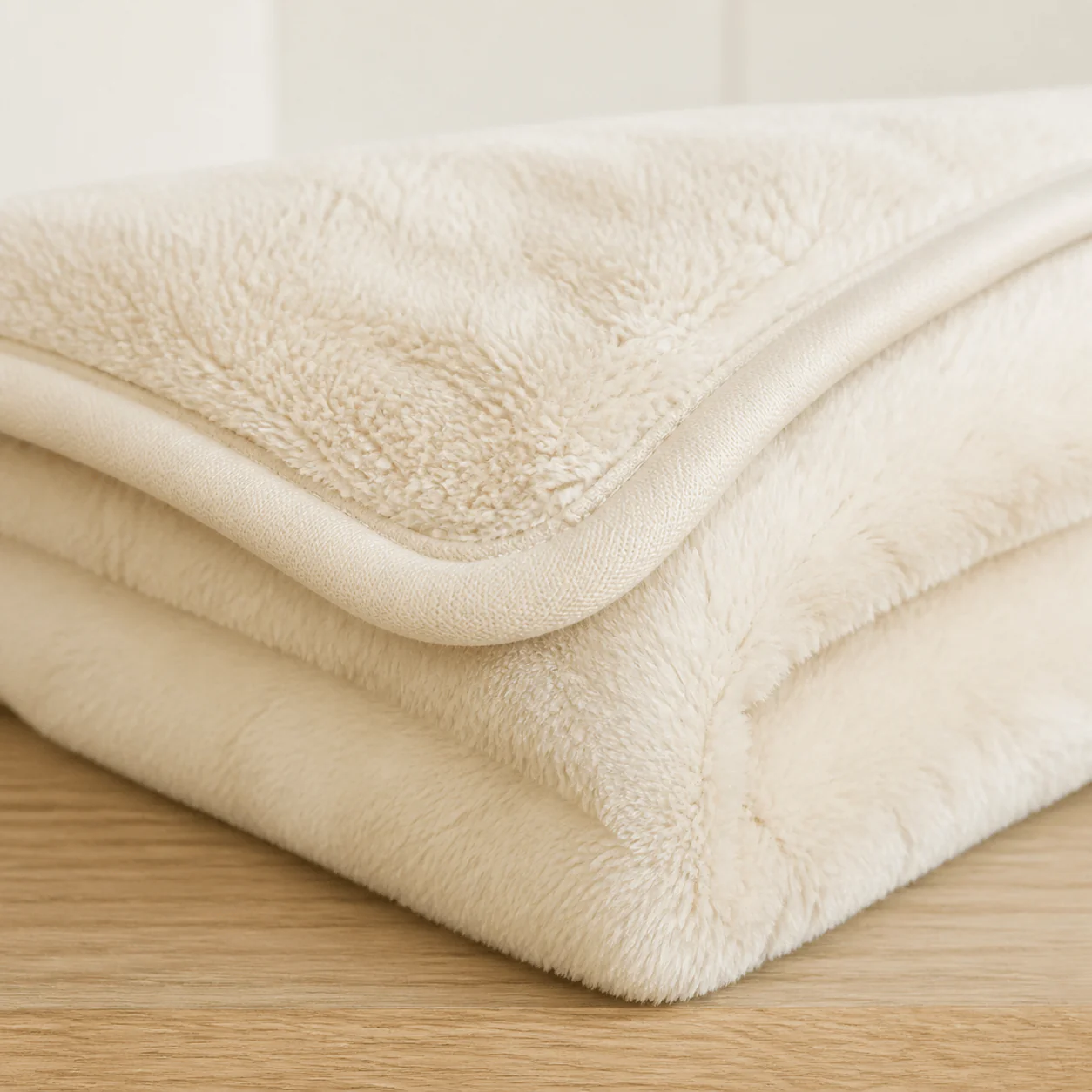 Winter Plush Blanket construction view